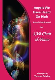 Angels We Have Heard On High (SAB & Piano) SAB choral sheet music cover Thumbnail